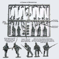 Perry Miniatures - ACW 120  Union Infantry in Sack Coats Skirmishing 1861-65 - Khaki and Green Books