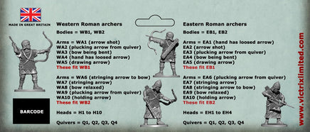 Victrix Early Imperial Roman Auxiliary Archers - Western and Eastern - Khaki & Green Books