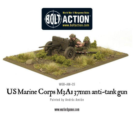 USMC M3A1 37mm Anti-Tank Gun - Khaki and Green Books