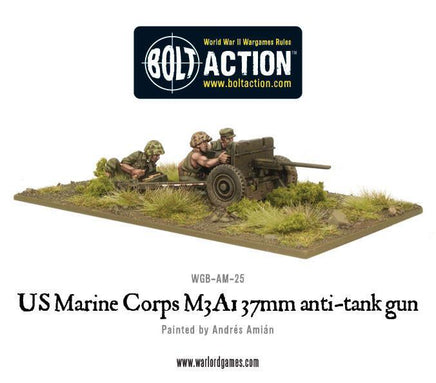USMC M3A1 37mm Anti-Tank Gun - Khaki and Green Books