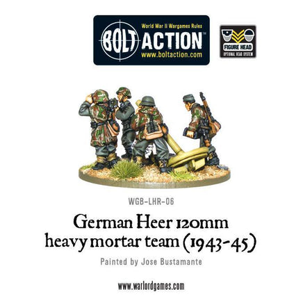 Bolt Action - German Heer 120mm heavy mortar team (1943-45) - Khaki and Green Books