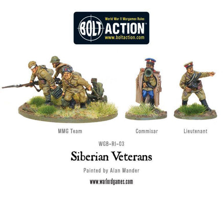 Bolt Action - Siberian Veterans (Plastic/Metal) - Khaki and Green Books