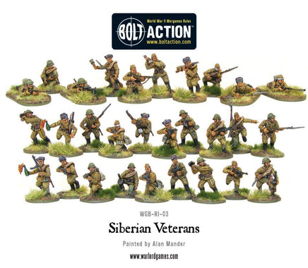 Bolt Action - Siberian Veterans (Plastic/Metal) - Khaki and Green Books