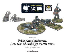 BOLT ACTION : POLISH ARMY MARKSMAN, ANTI-TANK RIFLE & LIGHT MORTAR TEAMS - Khaki and Green Books