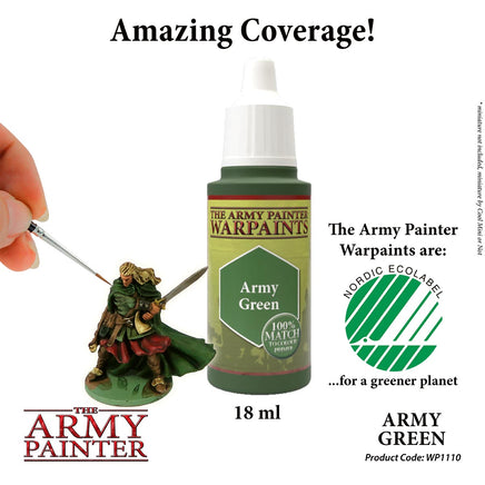 The Army Painter - Acrylic War Paint - Army Green - Khaki & Green Books