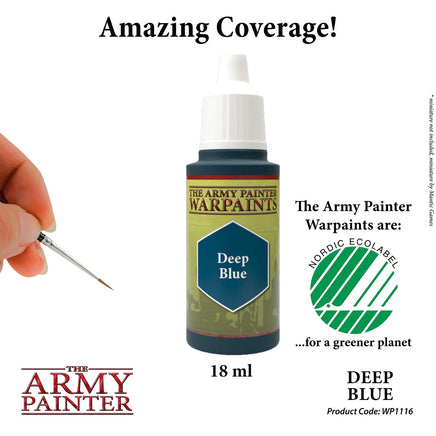 The Army Painter - Acrylic War Paint - Deep Blue - Khaki & Green Books