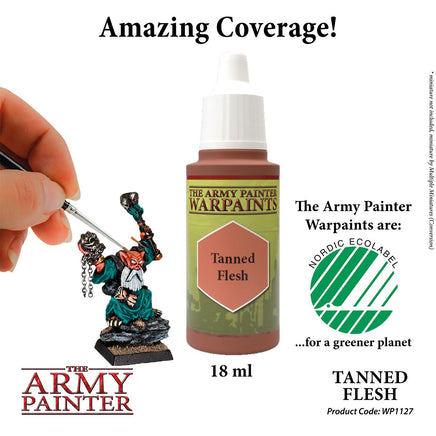 The Army Painter - Acrylic War Paint - Tanned Flesh - Khaki and Green Books