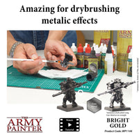 THE ARMY PAINTER WARPAINTS METALLICS: BRIGHT GOLD - Khaki and Green Books