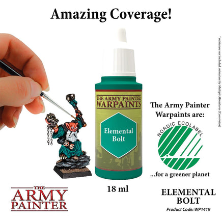The Army Painter - Acrylic War Paint - Elemental Bolt - Khaki and Green Books