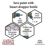The Army Painter - Acrylic War Paint - Fog Grey - Khaki and Green Books
