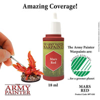 The Army Painter - Acrylic War Paint - Mars Red - Khaki and Green Books