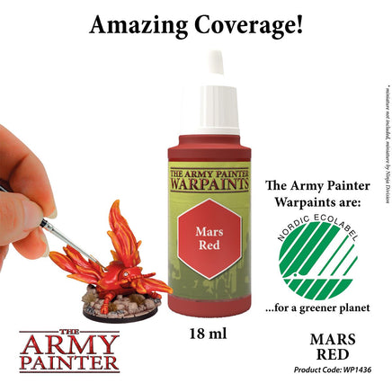 The Army Painter - Acrylic War Paint - Mars Red - Khaki and Green Books