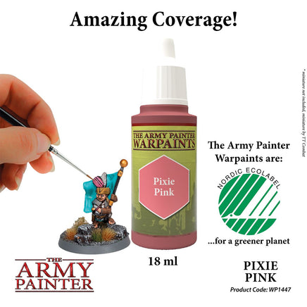The Army Painter - Acrylic War Paint - Pixie Pink - Khaki and Green Books