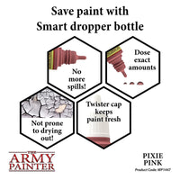 The Army Painter - Acrylic War Paint - Pixie Pink - Khaki and Green Books