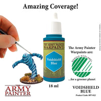 The Army Painter - Acrylic War Paint - Voidshield Blue - Khaki and Green Books