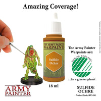 The Army Painter - Acrylic War Paint - Sulfide Ochre - Khaki and Green Books