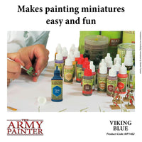 The Army Painter - Acrylic War Paint - Viking Blue - Khaki and Green Books