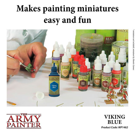 The Army Painter - Acrylic War Paint - Viking Blue - Khaki and Green Books