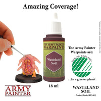 The Army Painter - Acrylic War Paint - Wasteland Soil - Khaki and Green Books