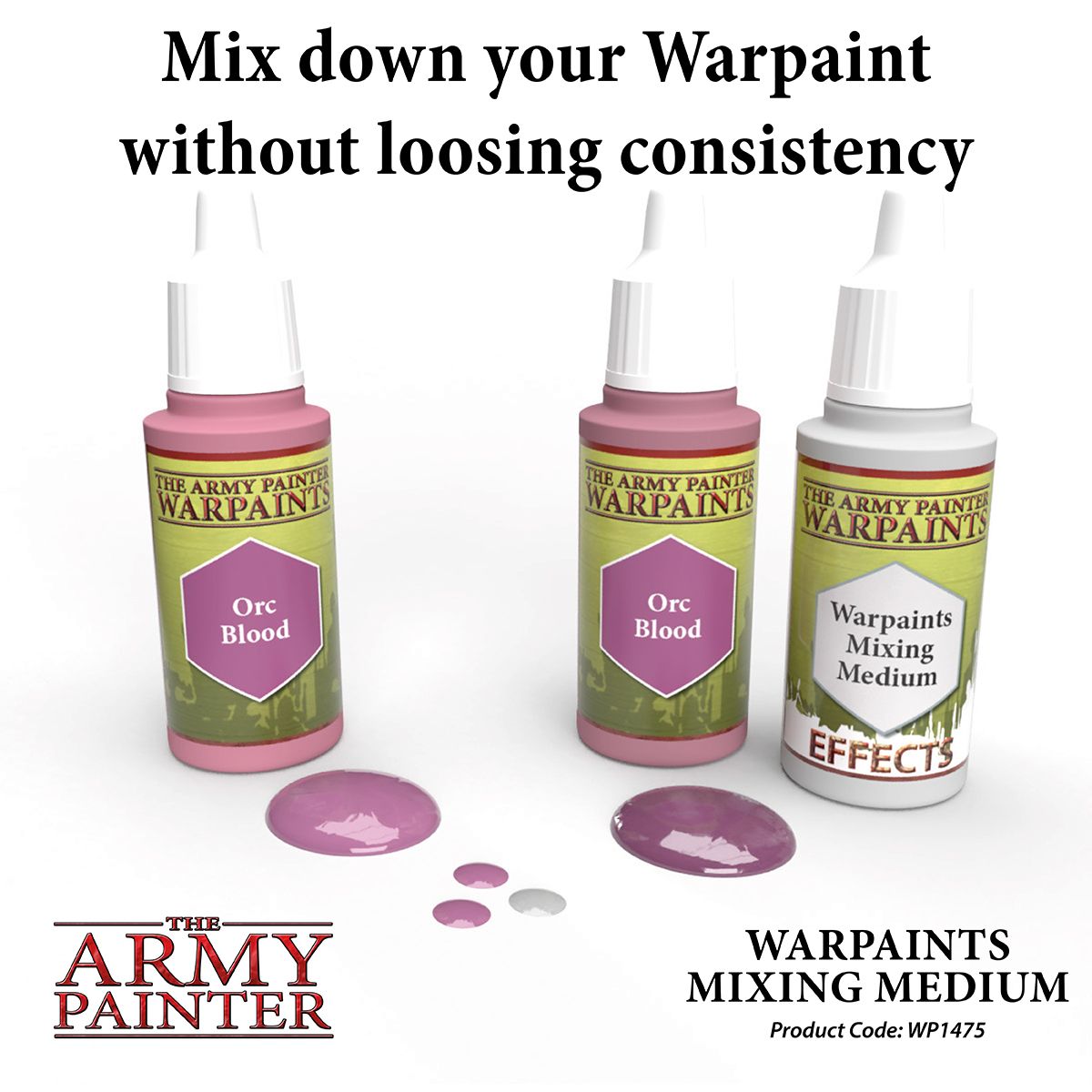 THE ARMY PAINTER WARPAINTS EFFECT WARPAINTS MIXING MEDIUM Khaki and