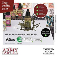 THE ARMY PAINTER WARPAINTS METALLICS: TAINTED GOLD - Khaki and Green Books