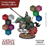 THE ARMY PAINTER WARPAINTS METALLICS: GLITTER GREEN - Khaki and Green Books