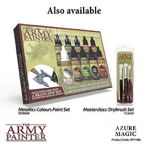 THE ARMY PAINTER WARPAINTS METALLICS: AZURE MAGIC - Khaki and Green Books
