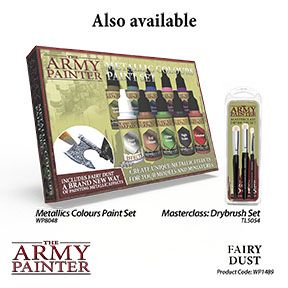 THE ARMY PAINTER WARPAINTS METALLICS: FAIRY DUST - Khaki and Green Books