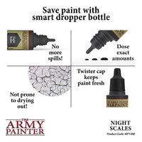 THE ARMY PAINTER WARPAINTS METALLICS: NIGHT SCALES - Khaki and Green Books