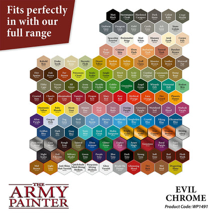 THE ARMY PAINTER WARPAINTS METALLICS: EVIL CHROME - Khaki and Green Books