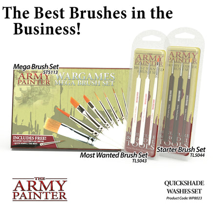 The Army Painter - Quickshade Washes Set - Khaki & Green Books