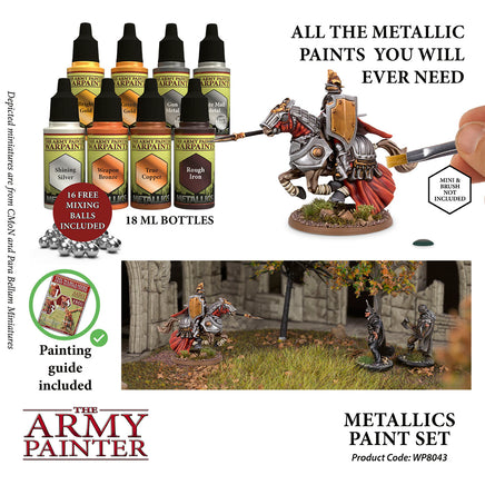 The Army Painter - Warpaints Metallics Paint Set - Khaki & Green Books