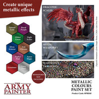 The Army Painter - Metallic Colours Paint Set - Khaki & Green Books