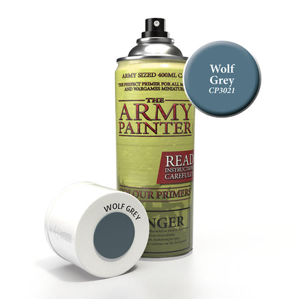 The Army Painter Colour Primer Spray - Wolf Grey - Khaki & Green Books