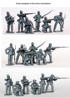 Perry Miniatures - ACW 120  Union Infantry in Sack Coats Skirmishing 1861-65 - Khaki and Green Books