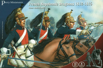 Perry Miniatures  - FN130 Plastic French Napoleonic Line Dragoons - Khaki and Green Books