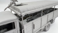 Rubicon Bedford QLT 3 ton 4x4 Troop Transport Truck - Khaki and Green Books