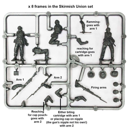 Perry Miniatures - ACW 120  Union Infantry in Sack Coats Skirmishing 1861-65 - Khaki and Green Books