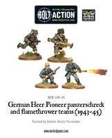 Bolt Action - German Heer Pioneer panzerschreck and flamethrower teams (1943-45) - Khaki and Green Books