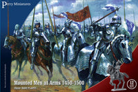 PERRY MINIATURES - WAR OF THE ROSES MOUNTED MEN AT ARMS 1450-1500