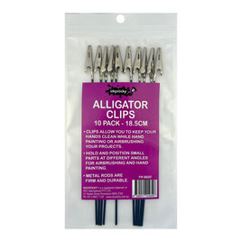 ICKYSTICKY METAL ALLIGATOR CLIPS (BLACK)
