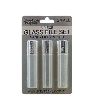 ICKYSTICKY GLASS FILES | Khaki and Green Books