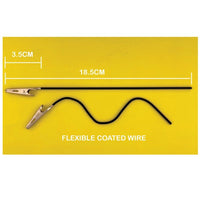 ICKYSTICKY FLEX METAL ALLIGATOR CLIPS (BLACK)