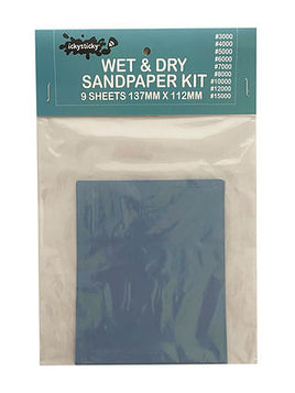 ICKYSTICKY WET & DRY SANDPAPER KIT (#3000 - #15000)