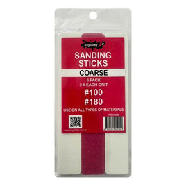 ICKYSTICKY SANDING STICKS COARSE 6PK