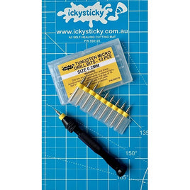 ICKYSTICKY TUNGSTEN MICRO DRILL BITS 0.2mm SIZE PACK