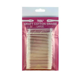 ICKYSTICKY CRAFT COTTON SWABS ASSORTED SIZES 50 PACK