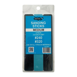 ICKYSTICKY SANDING STICKS MEDIUM 6PK
