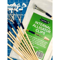 ICKYSTICKY INTERNAL ALLIGATOR CLIPS 10PK