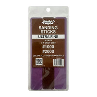 ICKYSTICKY SANDING STICKS ULTRA FINE 6PK